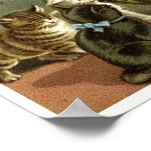  Victoriaans Era Kittens ad Poster (Hoek)