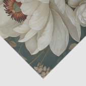 Victoriaans Era Lady Floral Hoofdtooi Decoupage Tissuepapier (Detail)