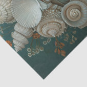 Victoriaans Era Lady Floral Sea Shells Decoupage Tissuepapier (Detail)