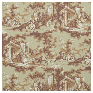 Victoriaans Era Landscape Vignettes of Village Lif Stof