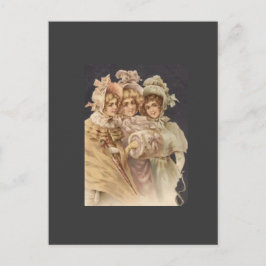 Victoriaans Era Mode Briefkaart