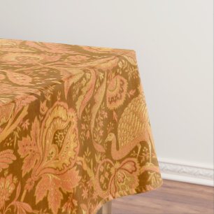 Victoriaans Era Peacocks & Floral Pattern Tafelkleed