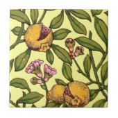  Victoriaans Era Pomegranate Patroon Tegeltje (Voorkant)