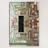  Victoriaans Era Rural School Room Poster Legpuzzel (Verticaal)