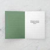  Victoriaans Era Santa Elf-kaart Feestdagen Kaart (Binnen)