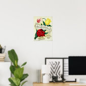 Victoriaans Era Seed Catalogus Hoesje Kunst Poster (Thuiskantoor)