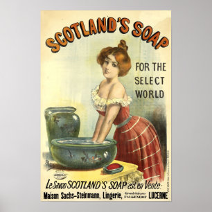 Victoriaans Era Soap Ad door Jean de Paleologue Poster