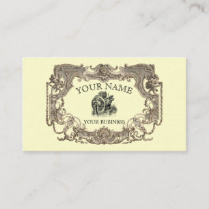   Victoriaans Era Steampunk Sjabloon Visitekaartje