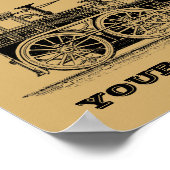 Victoriaans ERA-stoommotorlocomotieven Poster (Hoek)