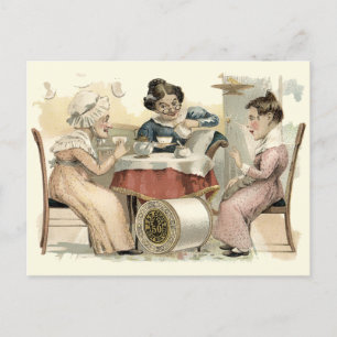 Victoriaans ERA Tea Party AD Briefkaart