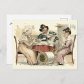  Victoriaans ERA Tea Party AD Briefkaart (Voorkant / Achterkant)