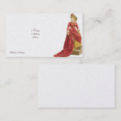 VICTORIAANS ERA-VISITEKAARTJES - AANGEPASTE KAARTE VISITEKAARTJE (Voorkant / Achterkant)