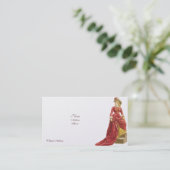 VICTORIAANS ERA-VISITEKAARTJES - AANGEPASTE KAARTE VISITEKAARTJE (Staand voorkant)