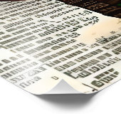 Victoriaans Era  Vrouw met Roze Bloemen Foto Afdruk (Hoek)