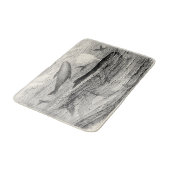 Victoriaans Era Whale Nautical Steampunk Badmat (Gekanteld)