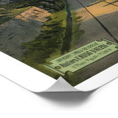 Victoriaans Era Zwitserland Toerismereizend Poster (Hoek)