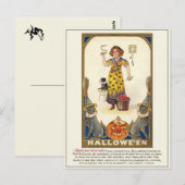  Victoriaans Erstwhile Halloween Traditions Briefkaart (Voorkant / Achterkant)