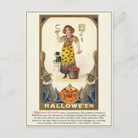  Victoriaans Erstwhile Halloween Traditions Briefkaart (Voorkant)