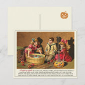  Victoriaans Erstwhile Halloween Traditions Briefkaart (Voorkant / Achterkant)