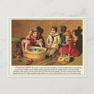  Victoriaans Erstwhile Halloween Traditions Briefkaart