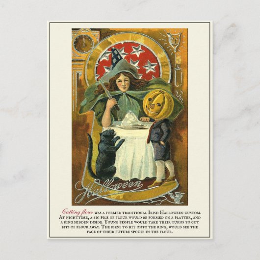  Victoriaans Erstwhile Halloween Traditions Briefkaart (Voorkant)