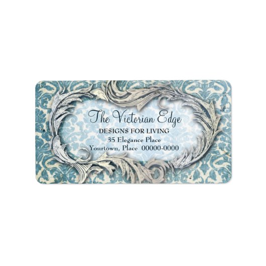 Victoriaans esthetische Adresetiketten Etiket (Voorkant)