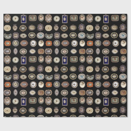 Victoriaans Eyes-cadeauomslag van Lover Cadeaupapier (Vlak)