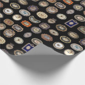 Victoriaans Eyes-cadeauomslag van Lover Cadeaupapier (Hoek)