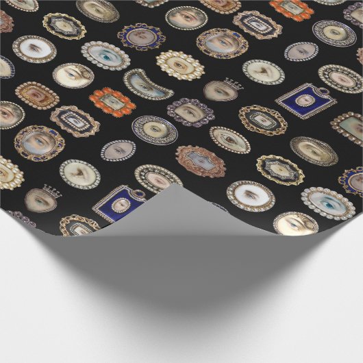 Victoriaans Eyes-cadeauomslag van Lover Cadeaupapier (Hoek)