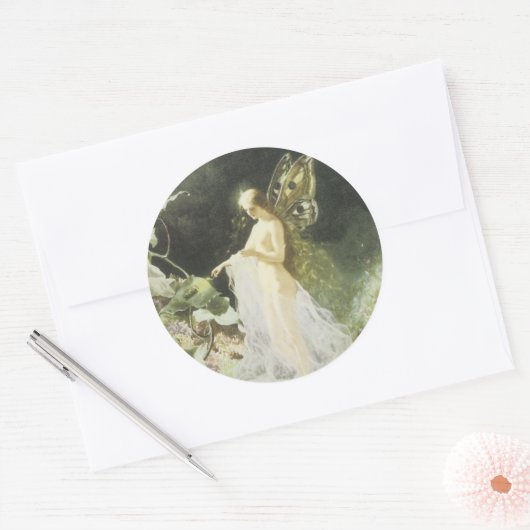 Victoriaans Faerie Sticker (Envelop)