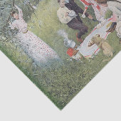  Victoriaans familie Picnic Bossen Tissuepapier (Detail)