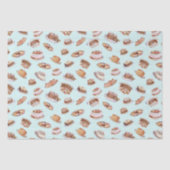  Victoriaans Fancy cakes en snoeppatroon Tissuepapier (Voorkant)