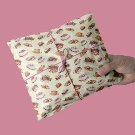  Victoriaans Fancy cakes en snoeppatroon Tissuepapier