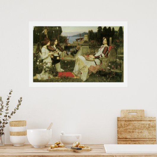 Victoriaans fantastische schilderijen afdrukken 36 poster (Keuken)