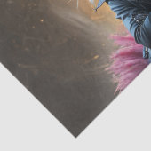 Victoriaans Fantasy Cheshire Cat - Decoupage Tissuepapier (Detail)