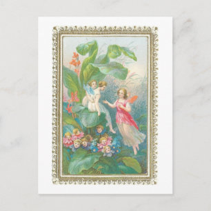 Victoriaans Fantasy Fairies Briefkaart