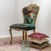 Victoriaans Fantasy Portret Vlinders Barok Tissuepapier