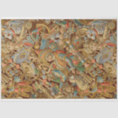 Victoriaans Fantasy Speelgoed Collage Tissuepapier (Voorkant)