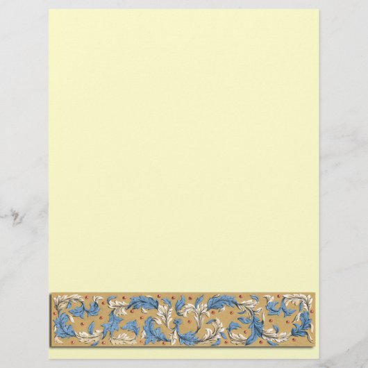 Victoriaans Feathers Border Flyer (Achterkant)