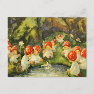 Victoriaans feeën Briefkaart