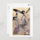 Victoriaans feeën briefkaart (Voorkant / Achterkant)