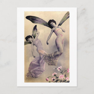 Victoriaans feeën briefkaart