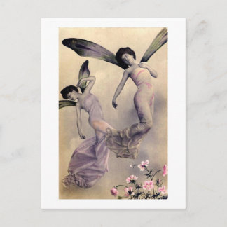 Victoriaans feeën briefkaart