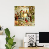 "Victoriaans feeën" door E S Hardy Poster (Thuiskantoor)