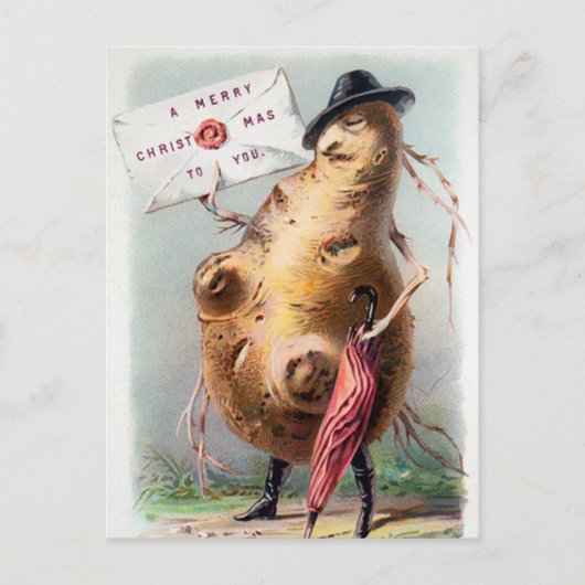  Victoriaans feestdag Briefkaart (Voorkant)