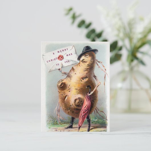  Victoriaans feestdag Briefkaart (Staand voorkant)