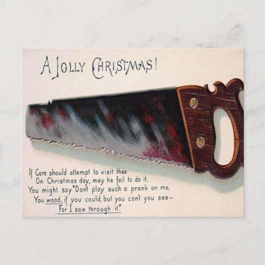  Victoriaans feestdag Briefkaart (Voorkant)