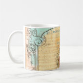 Victoriaans feestdag koffiemok (Links)