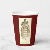 Victoriaans feestdag papieren bekers (Achterkant)