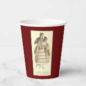 Victoriaans feestdag papieren bekers (Voorkant)